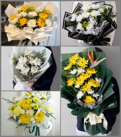 河北石家庄辛集市位伯镇白事花束代送